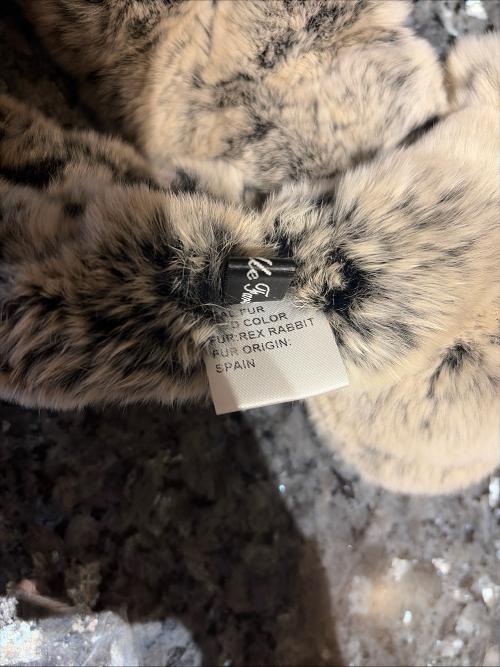 BELLE FARE Real Rex Rabbit Fur Scarf Neck Warmer Soft - Picture 5 of 9